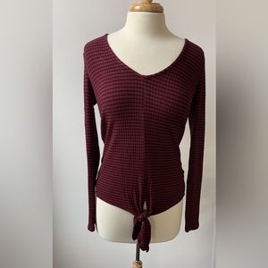 bobi Tie Front Top